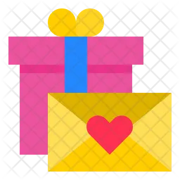 Valentine Gifts And Card  Icon