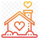 Valentine Home House Love Home Love Icon