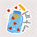 Valentine Jar Heart Jar Valentine Cookies アイコン