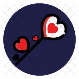 Valentine Key  Icon