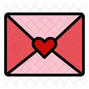 Valentine Letter Valentines Day Love Message Icon
