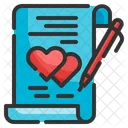 Valentine Letter  Icon