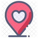 Love Location Pin Icon