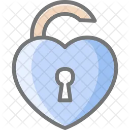 Valentine Lock  Icon