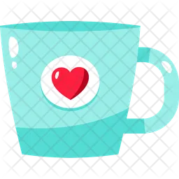 Valentine Love Mug  Icon