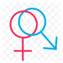 Valentine Male And Female Male Symobol Female Symbol Icon