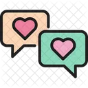 Message Bubble Heart Icon