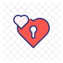 Valentine Padlock Lock Love Lock Icon