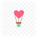 Valentine Parachute Adventure Heart Parachute Icon