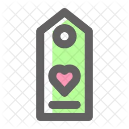 Valentine Price Tag  Icon