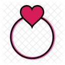 Coloured Outline Icon Icon