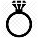Ring Diamond Jewelry Icon