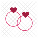 Valentine Rings Couple Rings Rings Icon