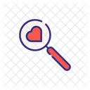 Valentine Search Find Love Search Love Icon