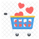 Valentine Shopping Wedding Shopping Marriage Shopping Icon