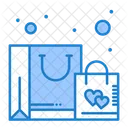 Valentine Shopping Shopping Bags Shopping Love Icon