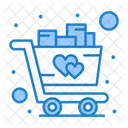 Valentine Shopping Cart Shopping Icon