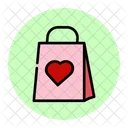 Valentine Shopping Shopping Love Shopping Icon