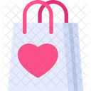 Valentine Shopping Bag  Icon