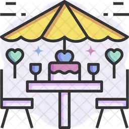 Valentine Table  Icon