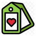 Valentine Tag Love Label 아이콘