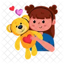 Valentine Teddy  Icon