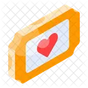 Love Romance Ticket Icon
