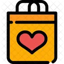 Valentines Bag Carrying Icon