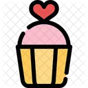 Valentines Cake Dessert Icon