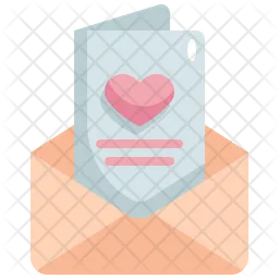 Valentines Card  Icon