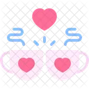 Valentines Day Mugs Relationship Icon