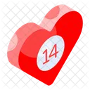 Valentine Day 14th Icon