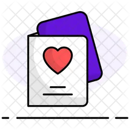 Valentines day card  Icon
