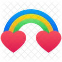 Valentines Day Valentine Day Rainbow Icon