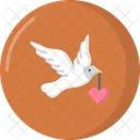 Valentines Dove Dove Bird Icon