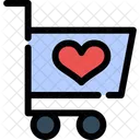 Valentines Troly Cart Icon