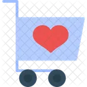 Valentines Troly Cart Icon