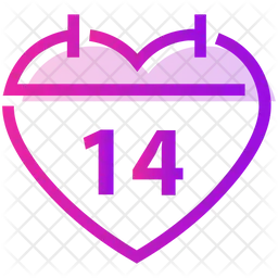 Valentinstagskalender  Symbol