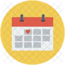 Valentinstag Tag Kalender Symbol