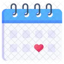 Valentinstags-Date  Symbol