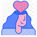 Denken Valentine Liebe Icon