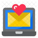 Valentinstag E-Mail  Symbol