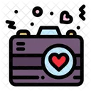 Kamera Herz Liebe Icon