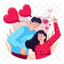 Valentinstagspaar  Icon