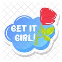 Valentinstag Rose  Symbol