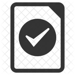 Valid Document  Icon