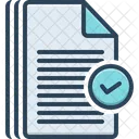 Validacao Verificacao Aceitacao Ícone