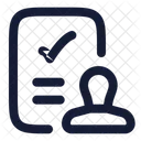 Validation Approval Tick Check Icon