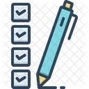 Validation Signature Identification Icon