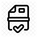 Validierung Genehmigen Genehmigung Symbol